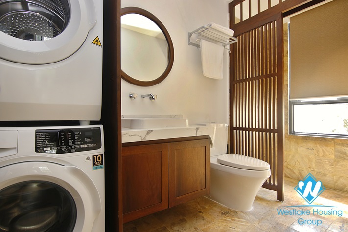 Serviced apartment for rent in Hoan Kiem District, absolutely quiet area